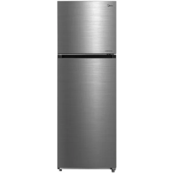 Midea Top Mount Freezer Refrigerator 489 Liters 17.2 CFT, Bru Steel - MDRT489MTE46AE