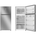 Midea Top Mount Freezer Refrigerator Net Capacity 651 Liters, Bru Steel - MDRT866FGE46AE