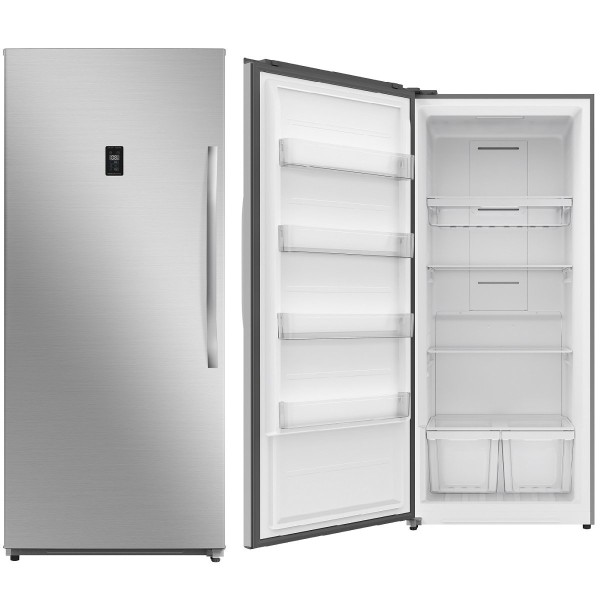 Midea Upright Freezer Refrigerator 793 Liters 28 CFT, Bru Steel - MDRU793FGE46LAE
