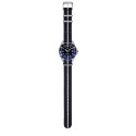 Casio Analog Black Dial Cloth Band Watch for Men - MDV-10C-1A2VDF