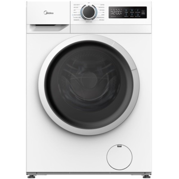 Midea Front Load Washer 8kg, White - MF110W80B/W-GCC