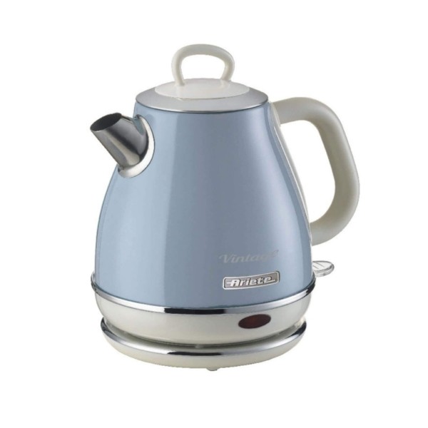 Ariete Vintage Kettle 1630 Watts 1 Liter, Blue - MOD2868.05