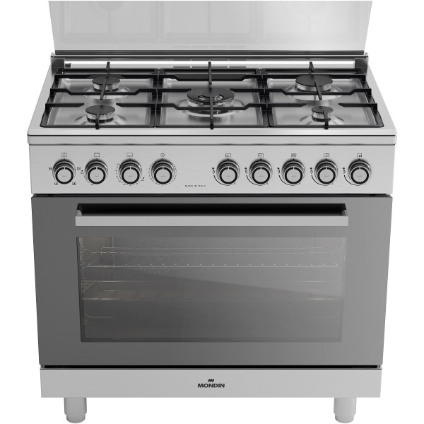 Mondin 90x60cm, 5 Burners Gas Cooker - MOFS96GGXM