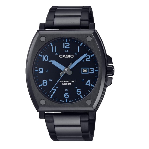 Casio Standard Black Dial Analog Watch for Men - MTP-E715D-1AVDF