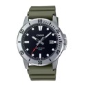 Casio Green Resin Band Analog Watch for Men - MTP-VD01-3EVUDF