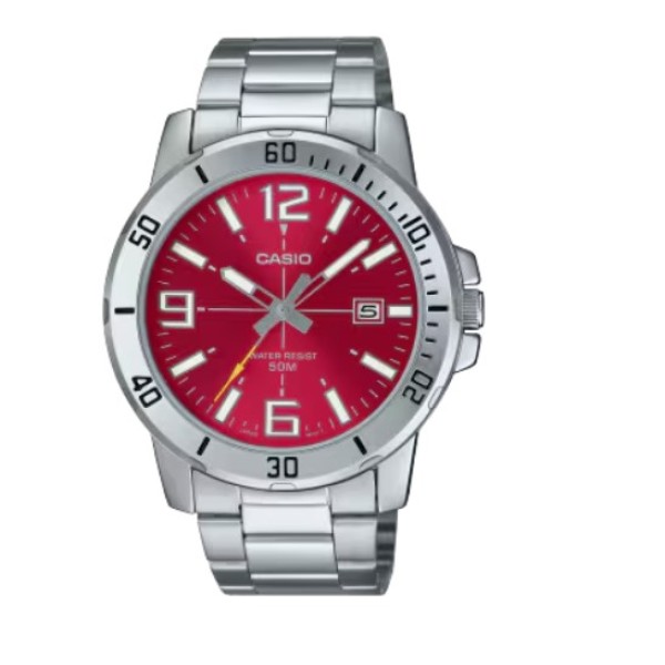Casio Casual Stainless-Steel Analog Watch for Men - MTP-VD01D-4BVUDF