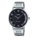 Casio Black Dial Stainless-Steel Analog Watch for Men - MTP-VT03D-1B