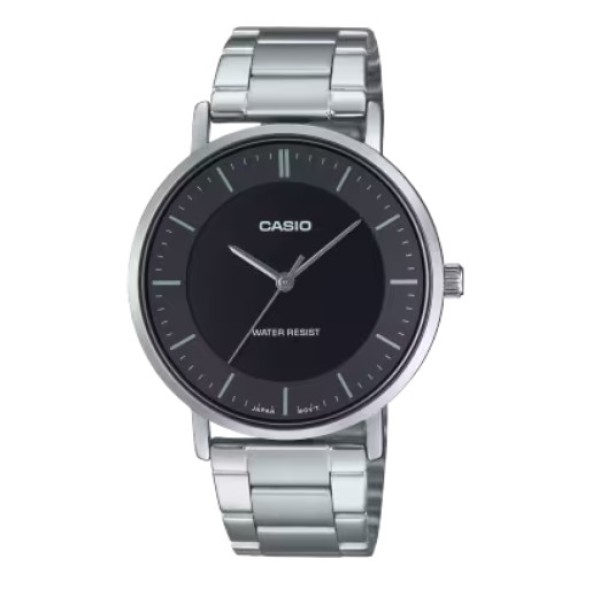 Casio Stainless-Steel Band Analog Watch for Men - MTP-VT04D-1EDF