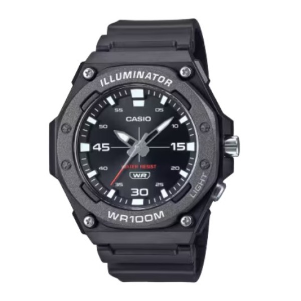 Casio Black Dial Analog Watch for Men - MW-620H-1AVDF