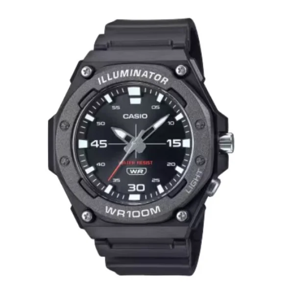 Casio Black Dial Analog Watch for Men - MW-620H-1AVDF
