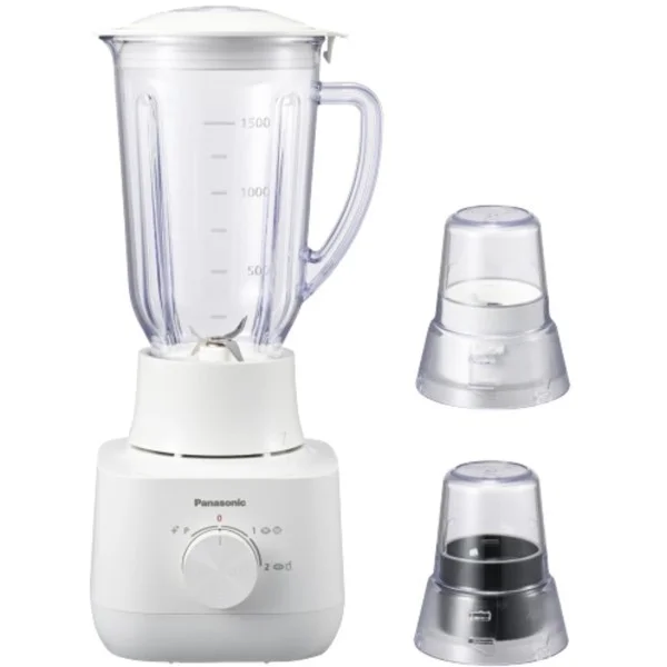 Panasonic 450Watts, 1.5 Liters Plastic Jug Blender, White - MX-EP5121WTZ