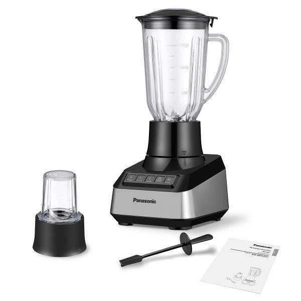 Panasonic 800Watts, 2Liter Plastic Jug Blender, Silver/Black - MX-MP52D1KTZ