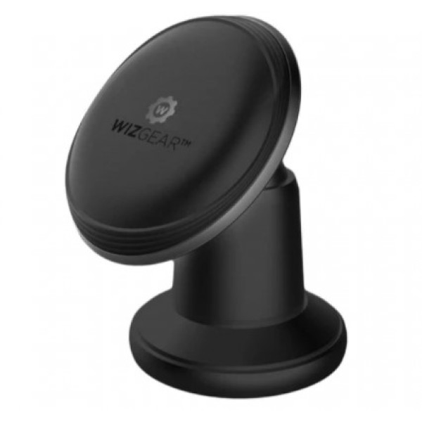 WixGear Magnetic Metal Car Mount, Black - Metal-Mount-137-Black