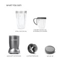 Nutribullet 600Watts Blender, Grey - NBR-0812M