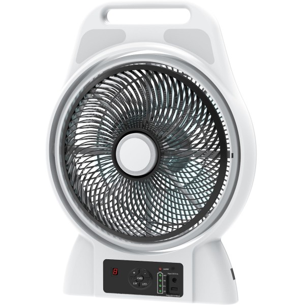 Orca 12 Inch, 9 Speeds Rechargeable Box Fan - OR-KN-3722S