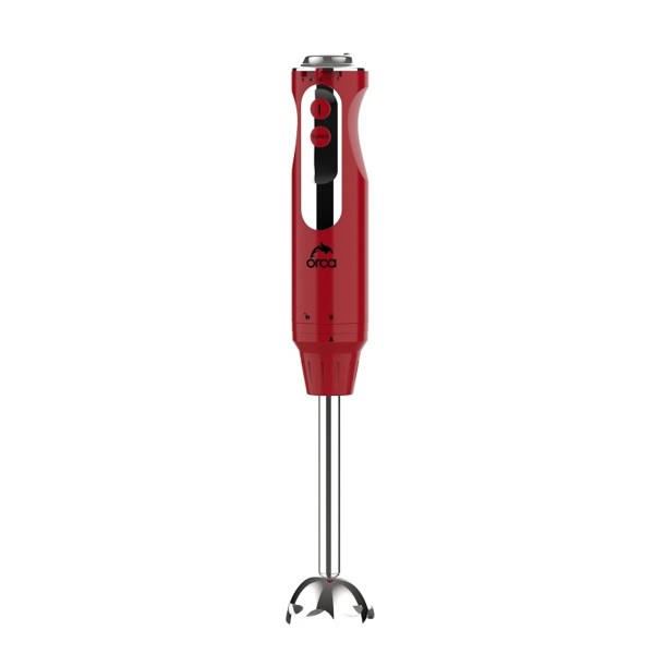 Orca 400Watts, Retro Hand Blender, Red - OR-RHB-KY271