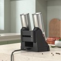 Orca Rechargeable Salt and Pepper Mill 95ml, Stainless Steel - OR-SPM-32C