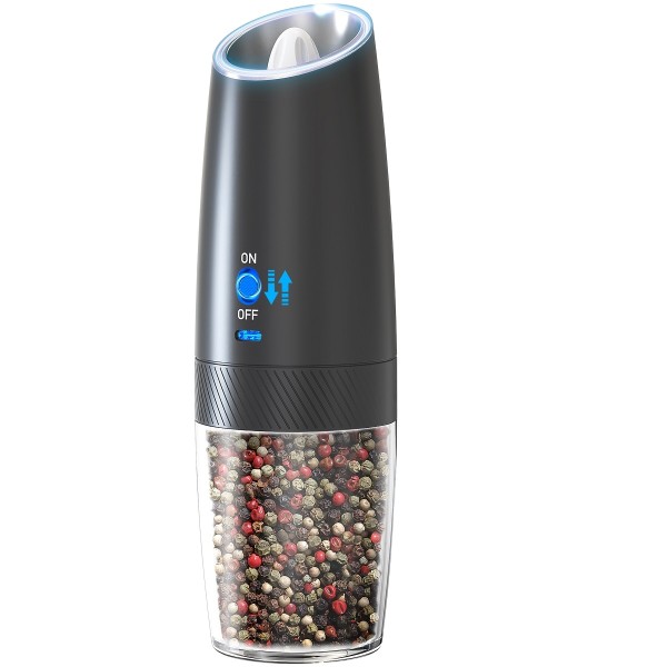 Orca Rechargeable Salt and Pepper Mill 135ml, Black - OR-SPM-47A