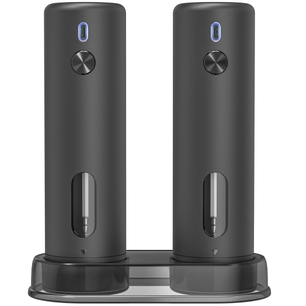 Orca Rechargeable Salt and Pepper Mill 110ml, Black - OR-SPM-65A