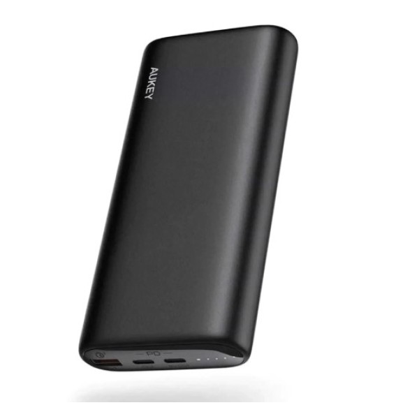 Aukey 20,000mAh 65W PD Fast Charge Power Bank, Black - PB-Y37-BK
