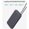 Aukey Spark Sling 10,000mAh Lite Slim Built-in USB-C Cable Power Bank - PB-Y53-GY