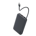 Aukey Spark Sling 10,000mAh Lite Slim Built-in USB-C Cable Power Bank - PB-Y53-GY