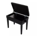 Quiklok Piano Bench with Black Faux Leather Seat - PB/106 BKL-M