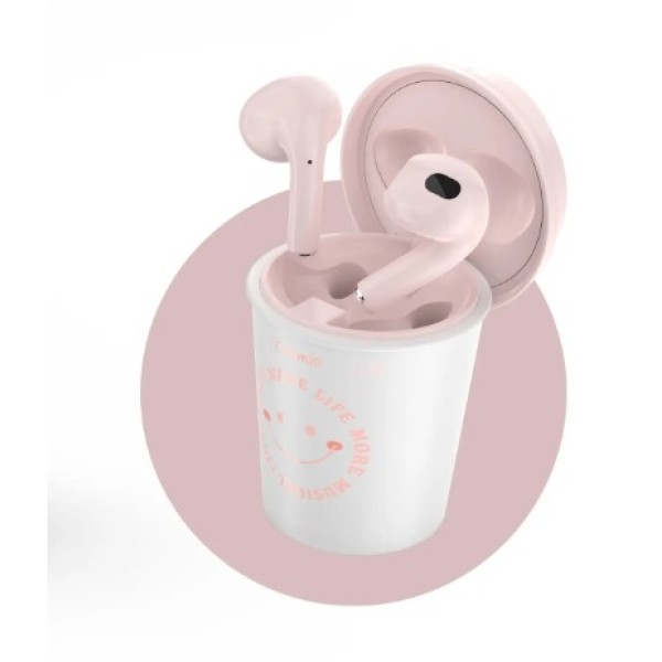 Yookie TWS Coffee Cup BT 5.3 True Wireless Stereo Headphones Earphone Earbuds with Charging Case - YKS052