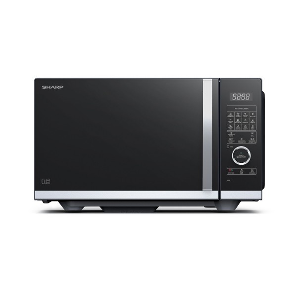 Sharp 25Liter Flatbed Convection Microwave Oven, Black - R-25GCNF-BK3