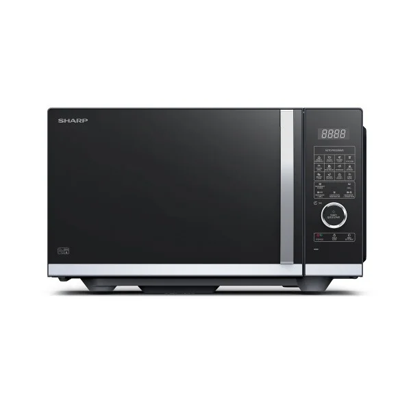 Sharp 25Liter Flatbed Convection Microwave Oven, Black - R-25GCNF-BK3