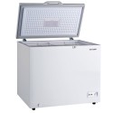 Sharp 250 Liters Free Standing Chest Freezer with Built in Condenser, 8.8CFT, White - SCF-K250XK-WH3