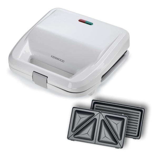 Kenwood 750Watts, 2-1 Sandwich Maker, White - SMP02.000WH