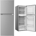 Skyworth Top Mount Freezer Refrigerator 265 Liters 9.3 CFT, Silver - SRD-265WTAP