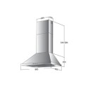 Startec Gas Cooker Hood 60cm - STSC1F10/60S