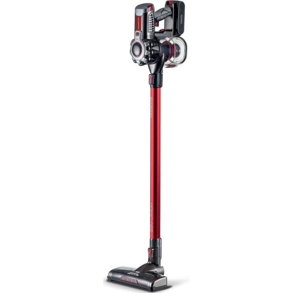 Kenwood 2-in-1 Cordless Stick and Handheld Vacuum Cleaner 22.2 Volt, Red - SVM12.000RD