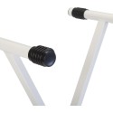 Quiklok T-rex Single Braced Keyboard Stand X - T/10 WH-M