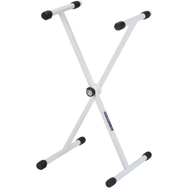 Quiklok T-rex Single Braced Keyboard Stand X - T/10 WH-M