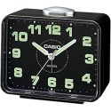 Casio Black Dial Analog Alarm Table Clock - TQ-218-1DF