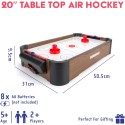 PowerPlay 20" Air Hockey Table Game - TY5895DB-T