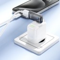 Hoco Mini Size 2 In 1 OTG Transperant Adapter - UA36E
