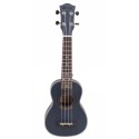 Artland Slim Ukulele 21inch Four Strings Guitar, Black Matt - UKS660-21