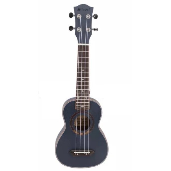 Artland Slim Ukulele 21inch Four Strings Guitar, Black Matt - UKS660-21