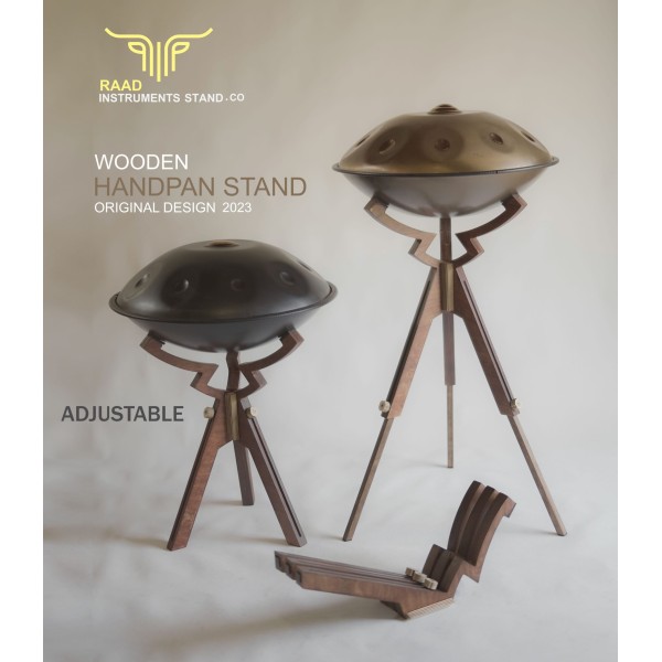 Adjustable Wooden Handpan Stand - USI-01