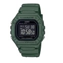 Casio Standard Resin Band Digital Watch for Unisex - W-218H-3BVDF
