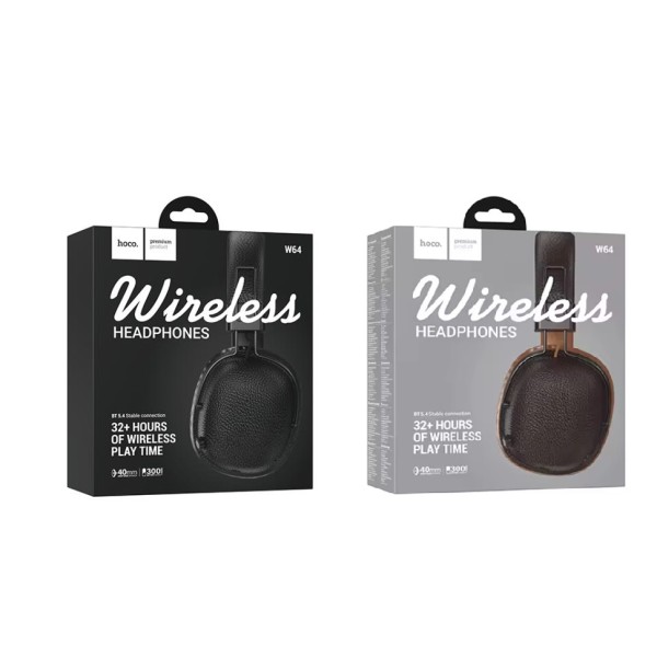 Hoco Earl II Wireless Bluetooth Headphones - W64