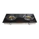 Westpoint Tabletop Stainless Steel 2 Gas Burner Auto Ignition 8mm Glass Panel - WPWTJ-2819-GIG