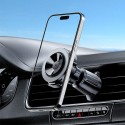 Acefast Magnetic Car Holder with Cuction Cup for Phone for Air Vent, Black - D22