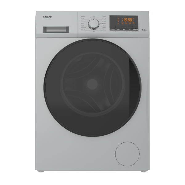 Galanz 10KG, 15 Program Front Loading Inverter Washing Machine, Silver - XQG100-T614VE