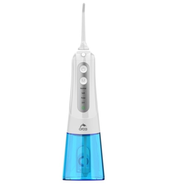 Orca Oral Irrigator Water Flosser, White Blue - YXY-801