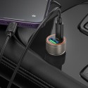 Hoco Car Charger USB-C PD 30W + USB QC3.0 - Z57A